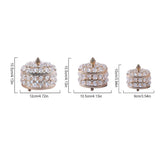 Crystal Nordic Jewelry Box Ring Necklaces Earring Casket