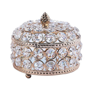 Crystal Nordic Jewelry Box Ring Necklaces Earring Casket