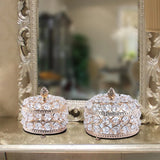 Crystal Nordic Jewelry Box Ring Necklaces Earring Casket