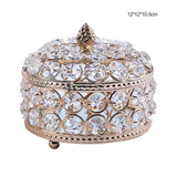 Crystal Nordic Jewelry Box Ring Necklaces Earring Casket