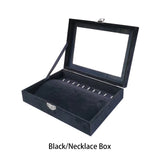 Jewelry Display Organizer Earrings Storage Case Ring Cover Fashionable Gift