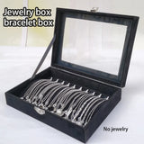 Velvet Necklace Bracelet Storage Organizer Box