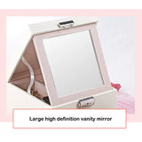 Large Capacity Vintage Jewelry Box for Rings Earring Necklace Women