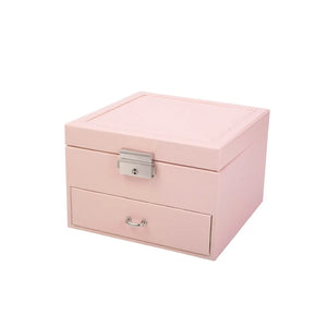 Large Capacity Vintage Jewelry Box for Rings Earring Necklace Women
