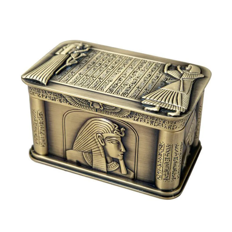 Metal Jewelry Box European Style Organizer Earrings Necklace Storage