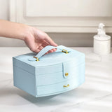 Portable Classic Jewelry Box Makeup Organizer for Women Home