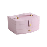 Portable Classic Jewelry Box Makeup Organizer for Women Home
