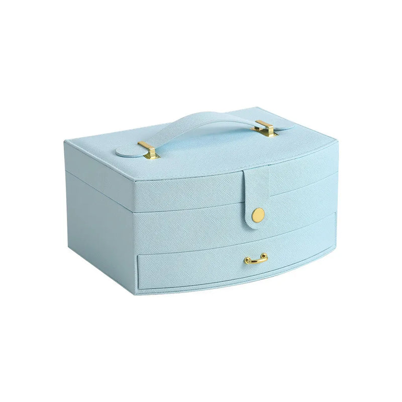 Portable Classic Jewelry Box Makeup Organizer for Women Home