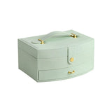 Portable Classic Jewelry Box Makeup Organizer for Women Home