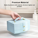 Portable Classic Jewelry Box Makeup Organizer for Women Home