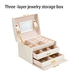 Three-Layer Jewelry Box Pendant Storage