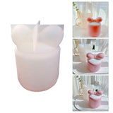 Resin Mold with Lid Bowknot Shape Small Jar Epoxy Resin Casting Mould DIY