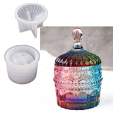 3D Jewelry Jar Silicone Mold for Epoxy Resin Craft