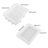 Resin Jewelry Mold with Lid for Epoxy Casting DIY Organizer Box