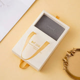 Dust-proof Jewelry Box with Handle Necklace Pendant Storage Case