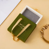 Dust-proof Jewelry Box with Handle Necklace Pendant Storage Case