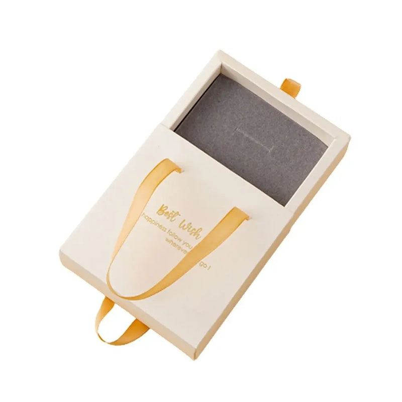 Dust-proof Jewelry Box with Handle Necklace Pendant Storage Case