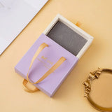 Dust-proof Jewelry Box with Handle Necklace Pendant Storage Case