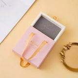 Dust-proof Jewelry Box with Handle Necklace Pendant Storage Case
