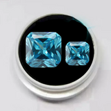 12.0mm Sea Square 5A Brilliant Cut Gemstone