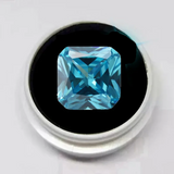 12.0mm Sea Square 5A Brilliant Cut Gemstone