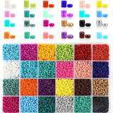 Czech Glass Seed Bead Charm Spacer Set for Jewelry Making