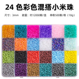 Glass Seed Beads Matte 3mm Czech Charm Crystal Spacer Round Beaded