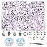 26 English Letters Beads Smiley Acrylic Beads Jewelry Making Kit