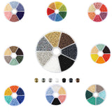 Czech Glass Seed Beads DIY Bracelet Necklace Round Beads Jewelry Making Kit