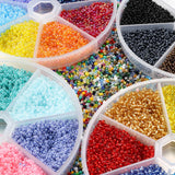 Czech Glass Seed Beads DIY Bracelet Necklace Round Beads Jewelry Making Kit