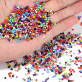 Glass Seed Beads Set with Metal Rings DIY Jewelry Making