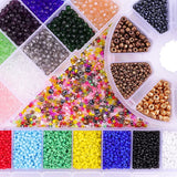 Glass Seed Beads Charm Spacer Beads Jewelry Making DIY Accessories