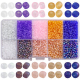 3mm Czech Matte Glass Seed Beads 6mm Letter Round Beads Gravel DIY Jewelry