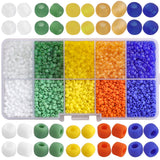 3mm Czech Matte Glass Seed Beads 6mm Letter Round Beads Gravel DIY Jewelry