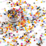 Faceted Crystal Beads High Multicolor Loose Spacer Glass Beads 4mm/6mm