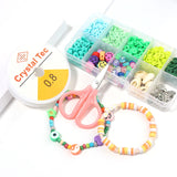 6mm Polymer Clay Beads Smile Face Letter Shell Kit