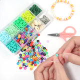 6mm Polymer Clay Beads Smile Face Letter Shell Kit