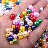 Colorful ABS Pearls Box Set with Tools for Jewelry Making