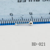 Silver Nose Stud Set Ball Shape for Women