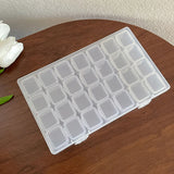 Clear Box Storage Nail Case Organizer Jewelry Container Bead Holder