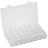 Clear Box Storage Nail Case Organizer Jewelry Container Bead Holder