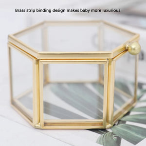 Vintage Geometric Dust-proof Bracelets Earrings Case Ring Holder