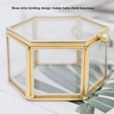 Vintage Geometric Dust-proof Bracelets Earrings Case Ring Holder