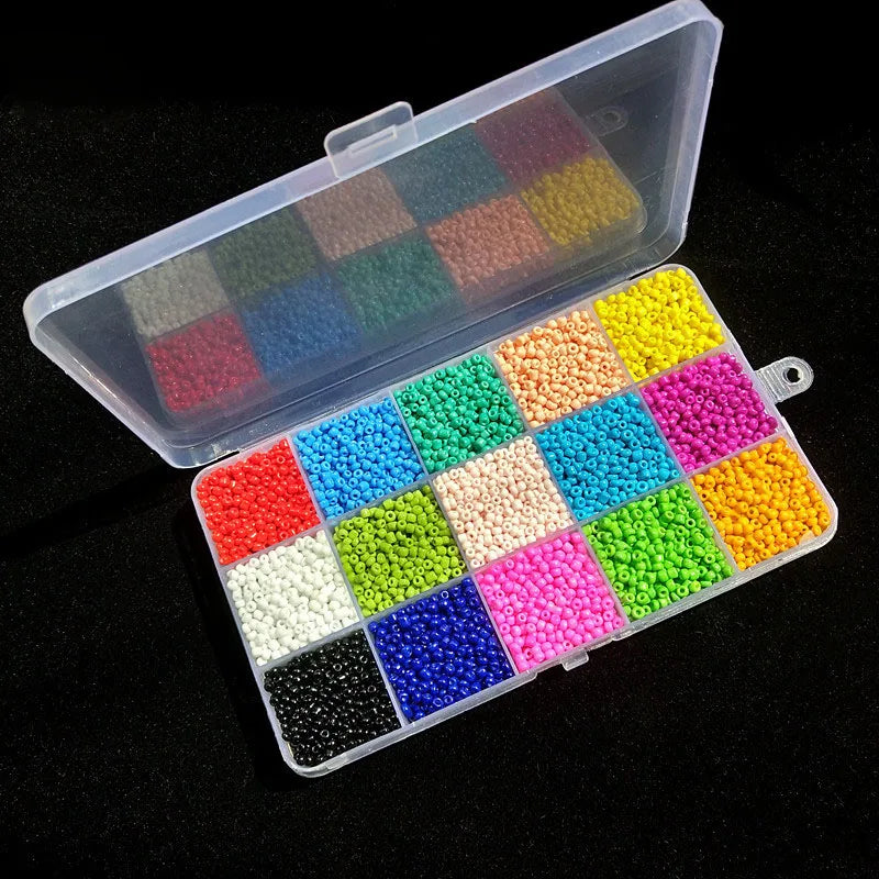 2mm Rainbow Glass Beads Czech Austrian Crystal DIY Jewelry