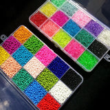 2mm Rainbow Glass Beads Czech Austrian Crystal DIY Jewelry