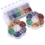 Colorful Stone Healing Beads Natural Crystals for DIY Jewelry Boxed