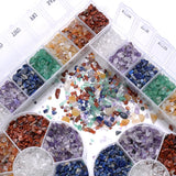 Colorful Stone Healing Beads Natural Crystals for DIY Jewelry Boxed