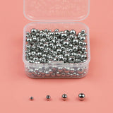 Stainless Steel Beads Mixed Size DIY Spacer Kit for Jewelry Making