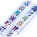 1200pcs Point Back Rhinestones Mix Size Set for Jewelry Nail Art Wedding Dress
