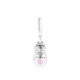 Sterling Silver Boxing Glove Dangle Charm Bead